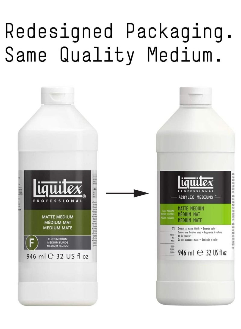 Liquitex Matte Fluid Medium 946 ML - Premium Office Supplies
