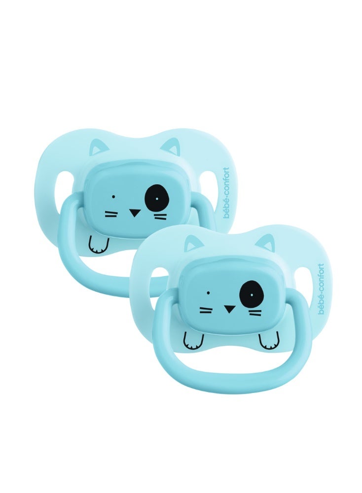 Bebe Confort Reversible Silicone Soothers 18-36 Months