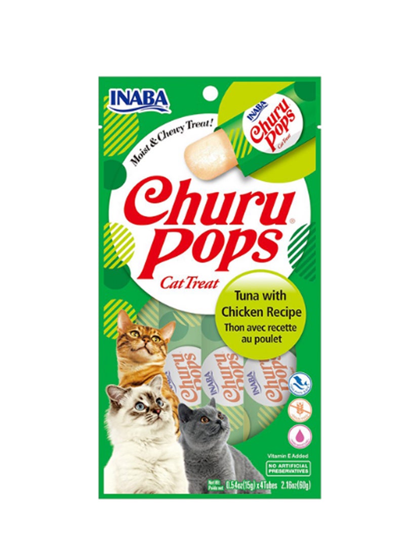 INABA Churu Pops Tuna with Chicken Treats