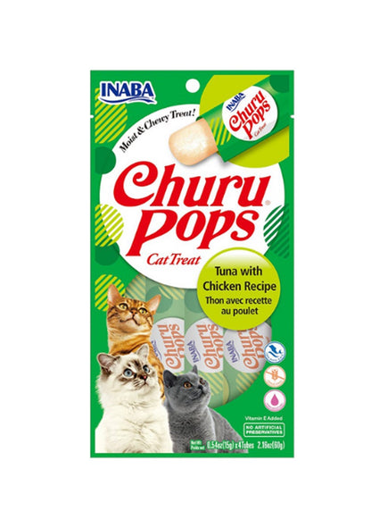 INABA Churu Pops Tuna with Chicken Treats