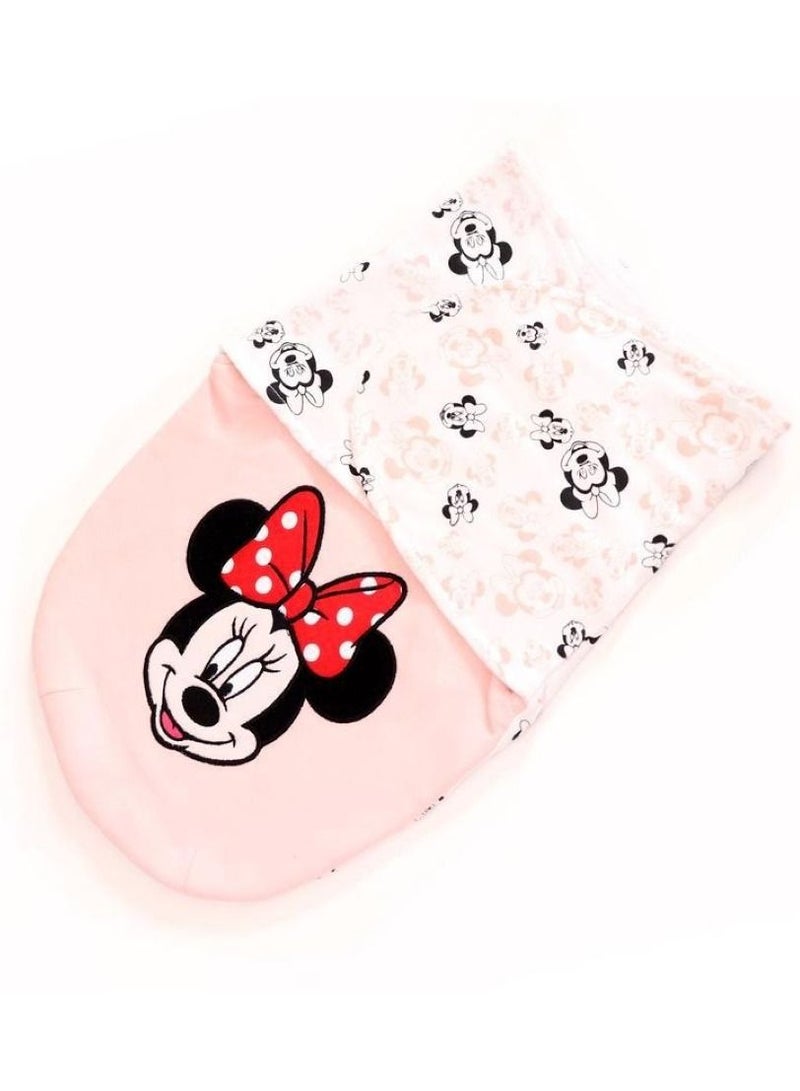 Disney Baby Swaddle White Pink - Premium Baby Bedding