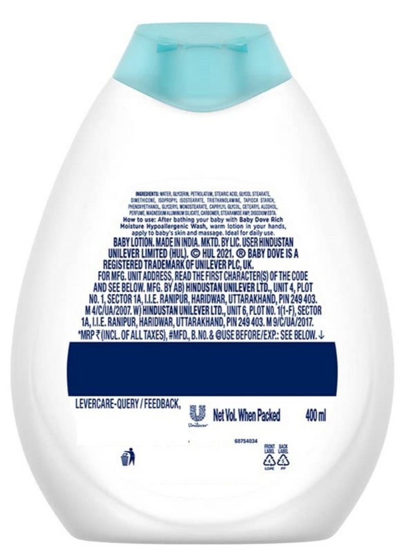 Baby Dove Rich Moisture Lotion 400 ML