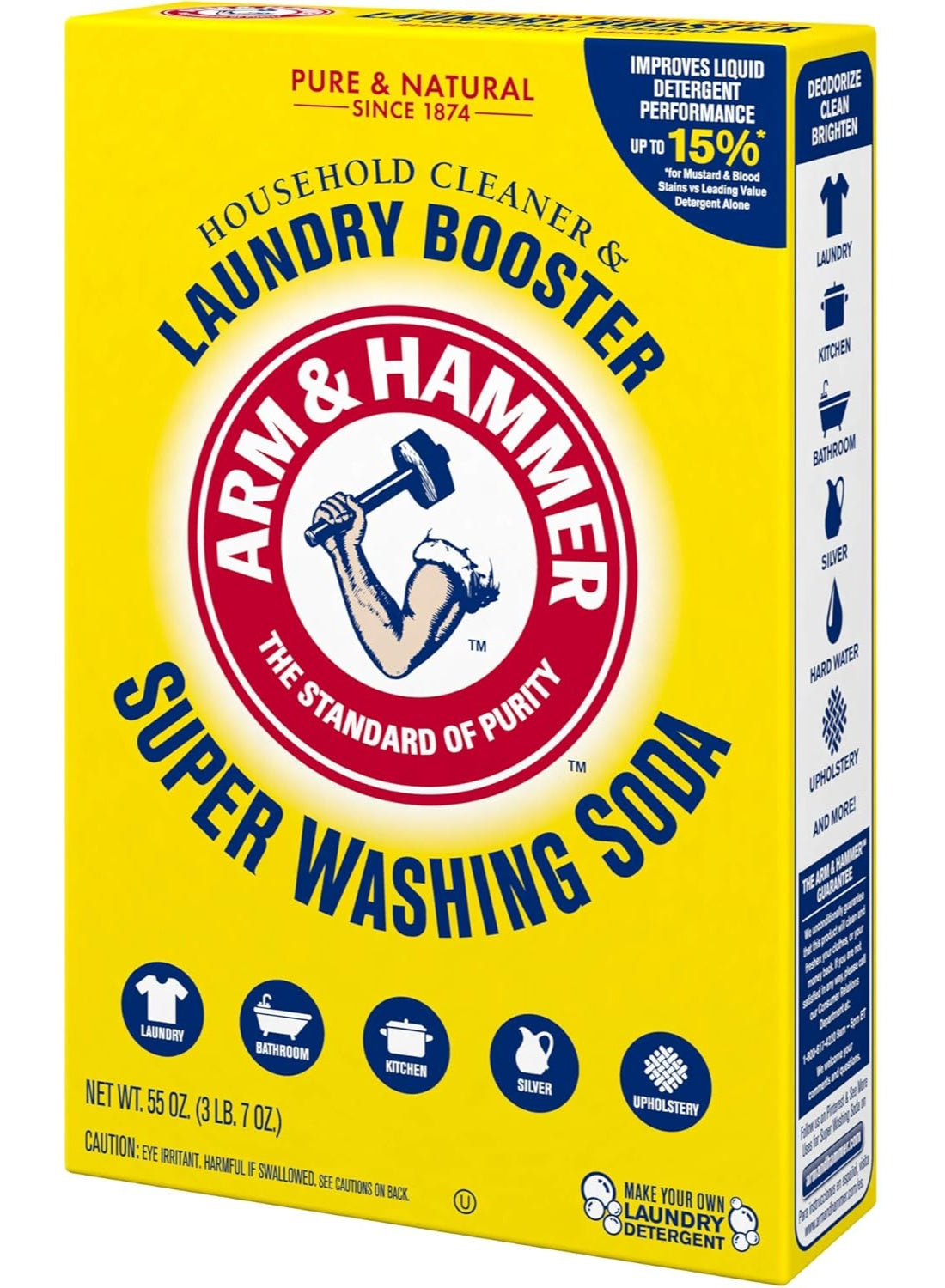 arm & hammer, home key, home safe, household cleaner, laundry booster, laundry detergent, liquid detergent, multi-purpose, soda household, soda household cleaner, stainless steel, super washing, super washing soda, washing soda, washing soda household