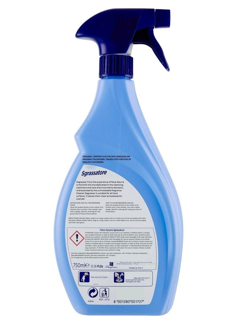 FELCE AZZURRA Multi-Purpose Degreaser 750 ML