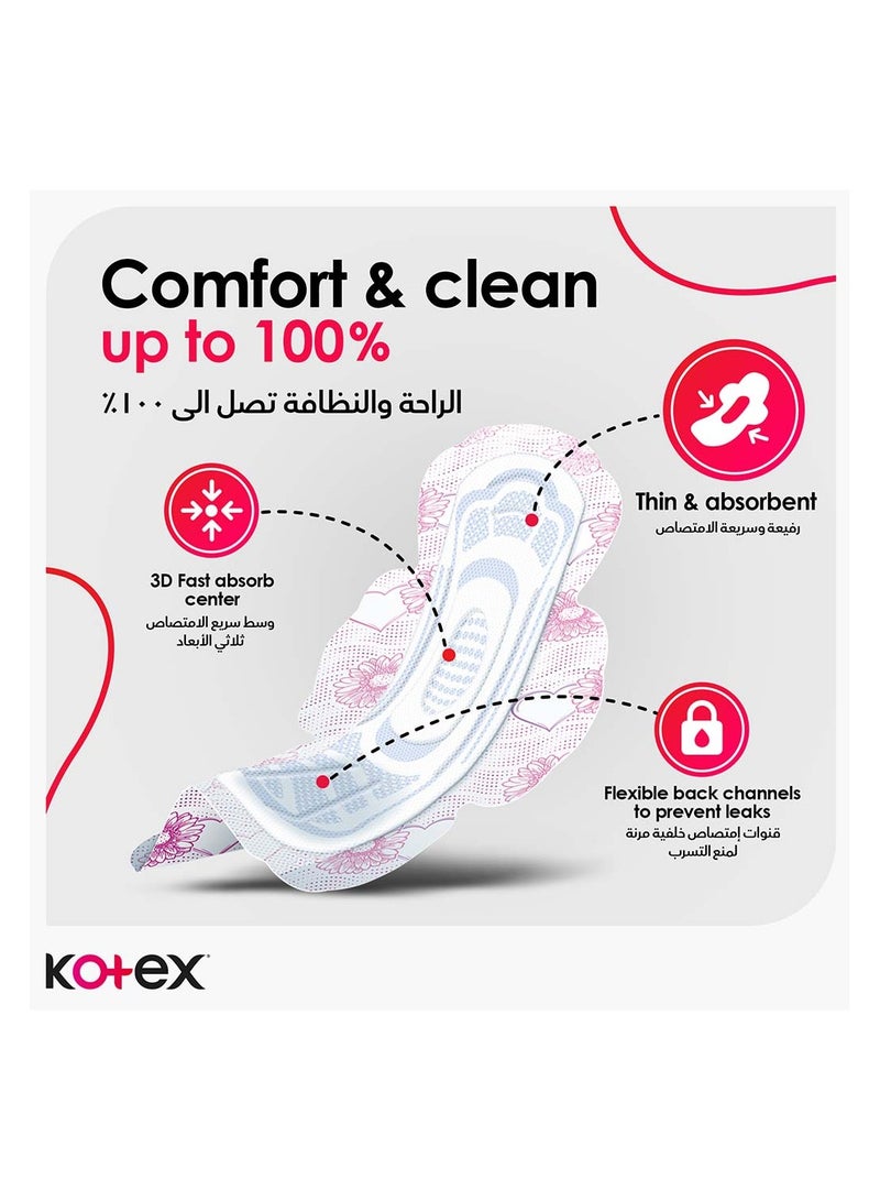 Kotex Ultra Thin Pads with Wings - 8 Count
