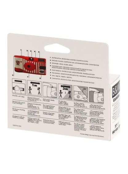 HARMAN Black & White Disposable Flash Camera