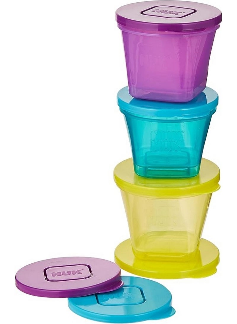 NUK Food Pots Storage Containers Pack of 6