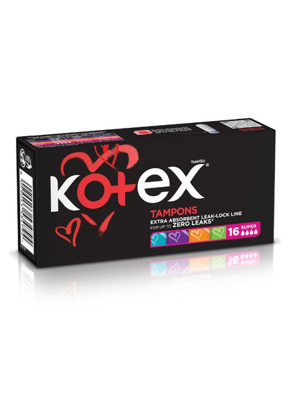 Kotex Tampons Extra Absorbent 16 Pieces