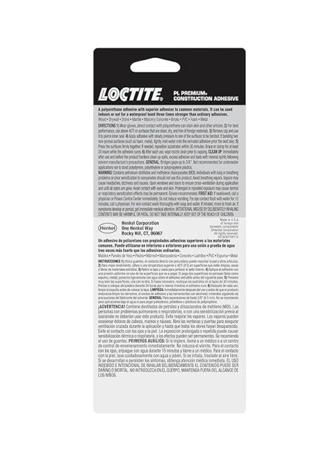 Loctite Pl Premium Polyurethane Adhesive Tube 118 ML
