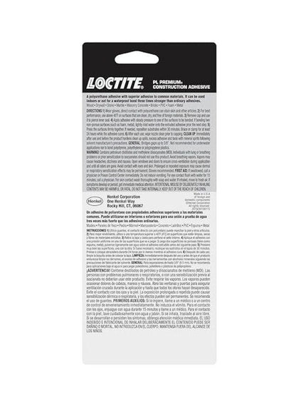 Loctite Pl Premium Polyurethane Adhesive Tube 118 ML