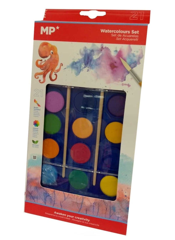 MP Water Colours Set 21 Pieces