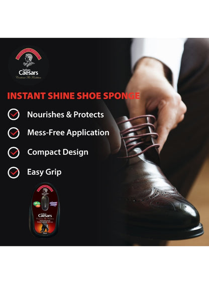 cool dry, dry place, gently wipe, habro caesar, instant shine, instant shine sponge, key benefits, pets store, polish jars, shine sponge, shine sponge black, shine time, simply wipe, sponge black, works well