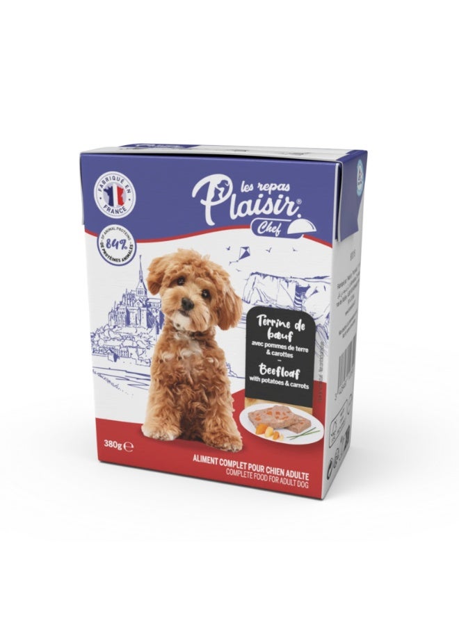 Les Repas Plaisir Beef Loaf Dog Food 380G