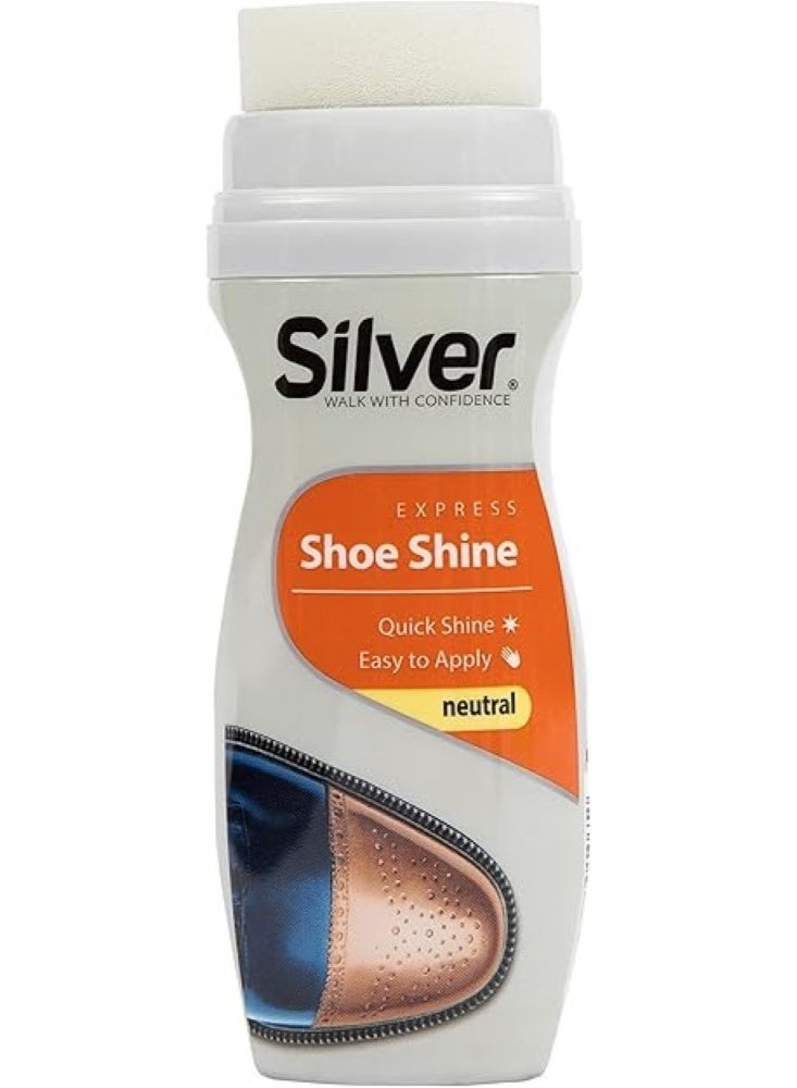 Silver Express Shoe Shine Neutral 75 ML – Silver