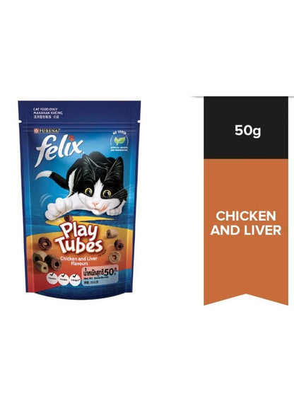 Purina Felix Play Tubes Chicken & Liver 50G