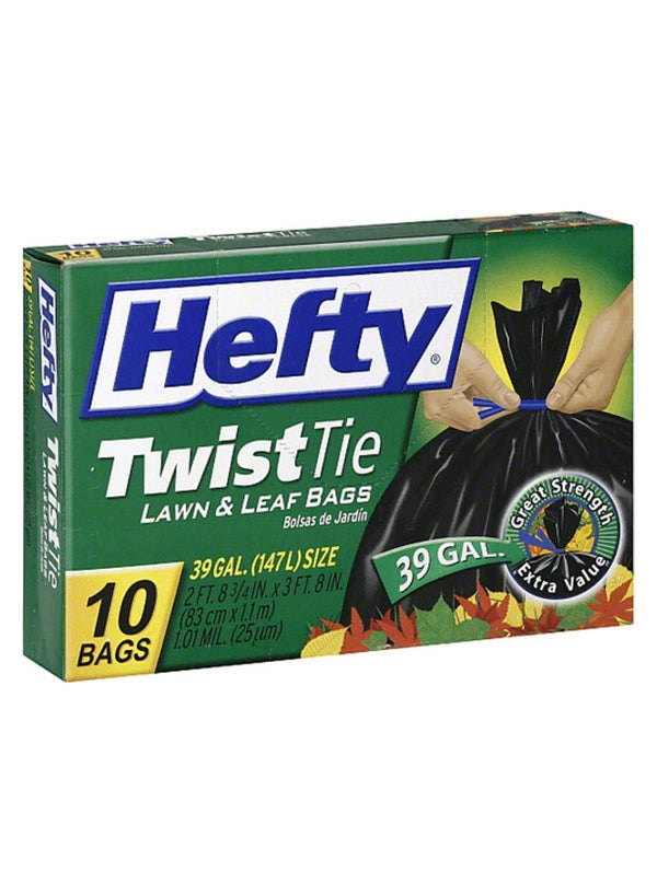Hefty Lawn And Leaf Trash Bags 39 Gallon