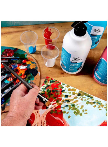 Mont Marte Studio Acrylic Paint 1L Titanium White