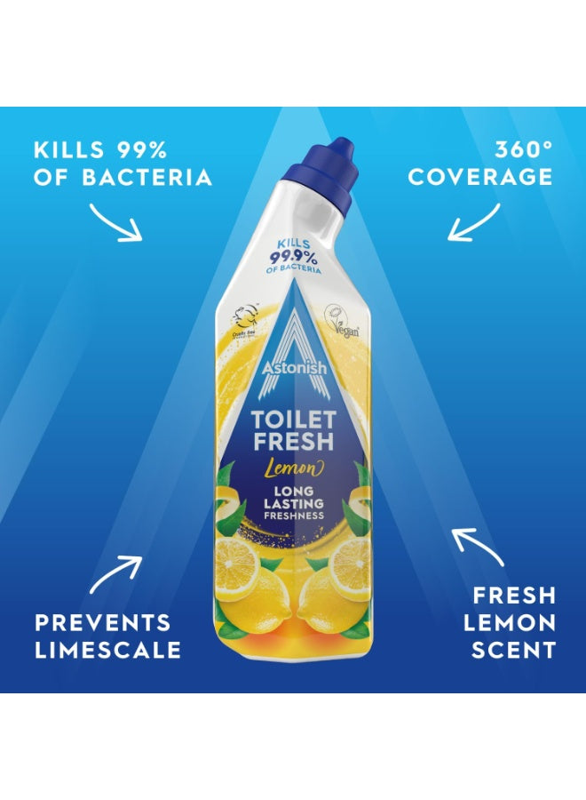 astonish, bacteria limescale, bacteria limescale prevention, c12 c16, fresh gel, fresh gel kills, gel kills, gel lemon, limescale prevention, limescale prevention lemon, prevention lemon, rim leave, toilet fresh, toilet fresh gel, vegan