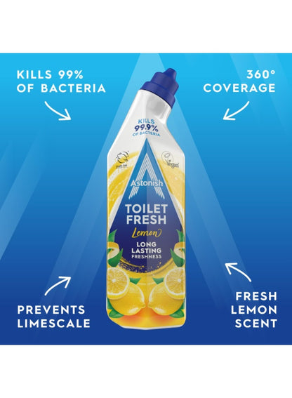 astonish, bacteria limescale, bacteria limescale prevention, c12 c16, fresh gel, fresh gel kills, gel kills, gel lemon, limescale prevention, limescale prevention lemon, prevention lemon, rim leave, toilet fresh, toilet fresh gel, vegan