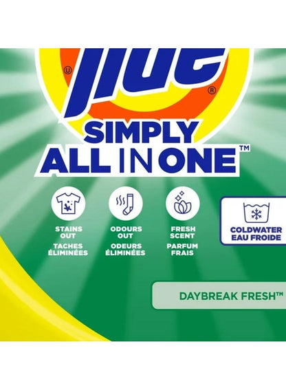 Tide Simply All In One Liquid Laundry Detergent 64 Loads Daybreak Fresh 2.72 L