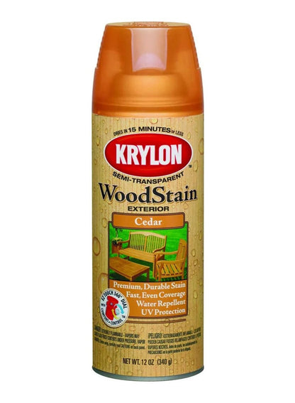 KRYLON Exterior Semi Transparent Wood Stain Spray