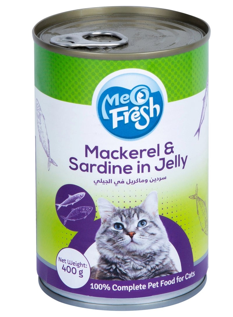Meo Fresh Mackerel & Sardine Catfood 400g