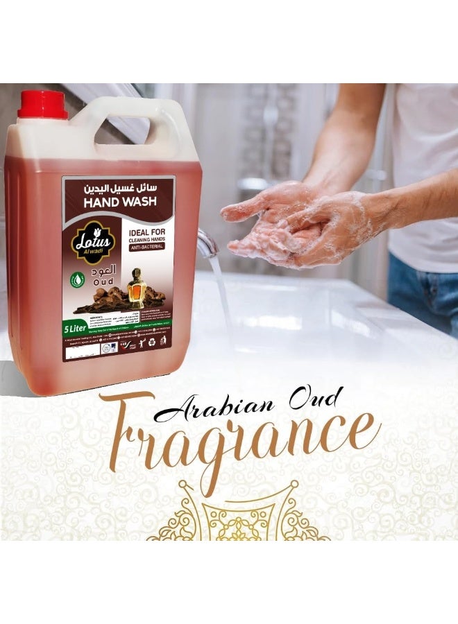 Lotus Anti Bacterial Hand Wash Oud Fragrance 5L