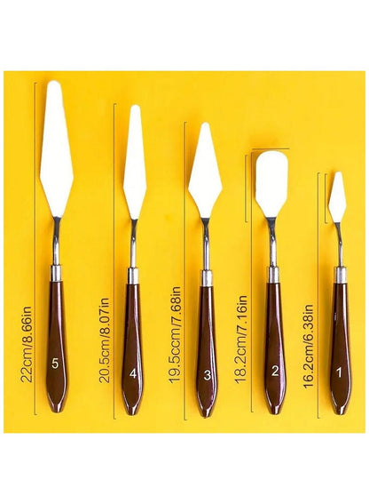 Stainless Steel Palette Knives Set - Generic