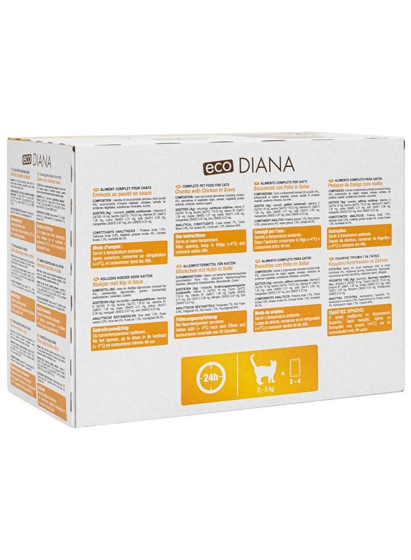 Eco Diana Chunks With Chicken In Gravy Cat Food