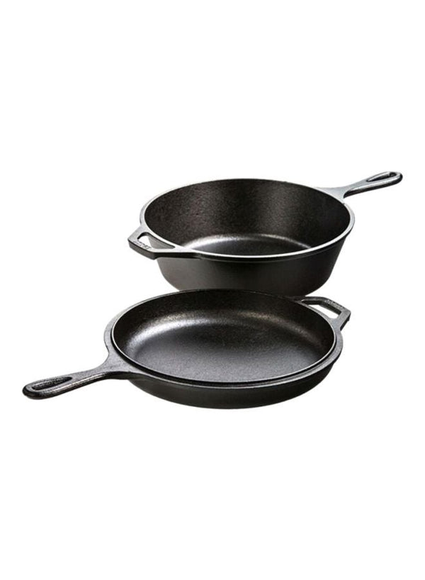 Lodge Cast Iron Dutch Oven and Skillet Combo
