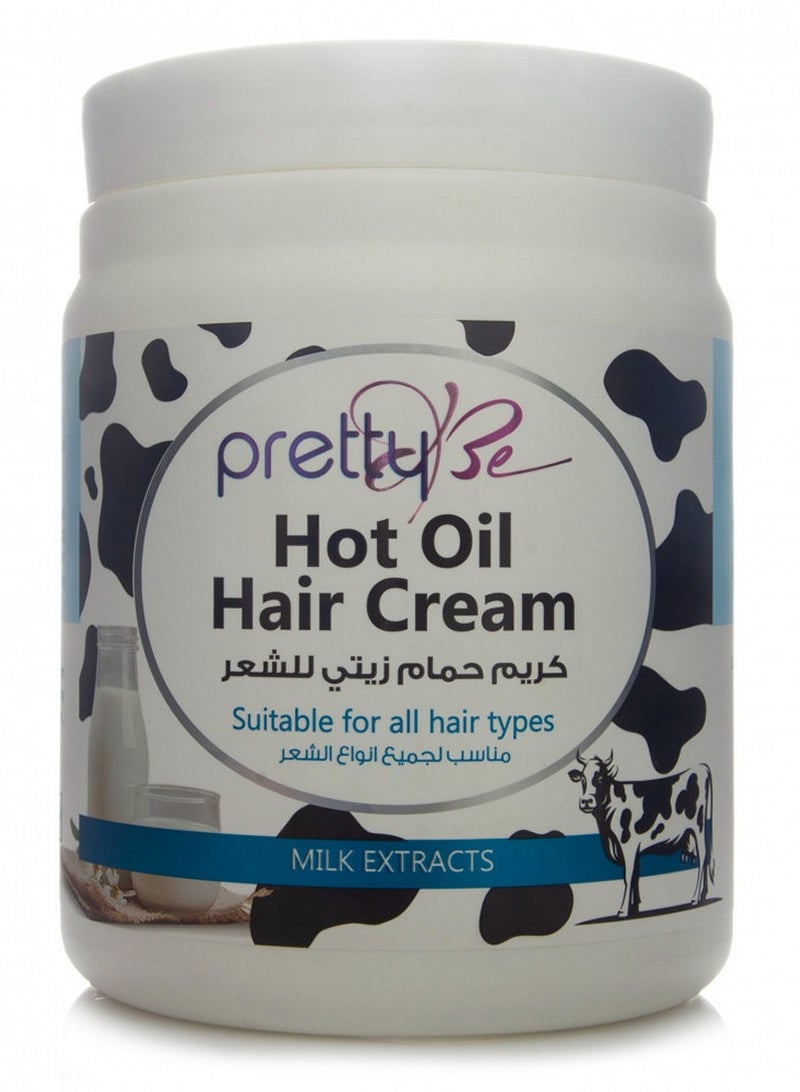Pretty Be Hot Oil Hair Cream with Milk Extracts 1000 ML