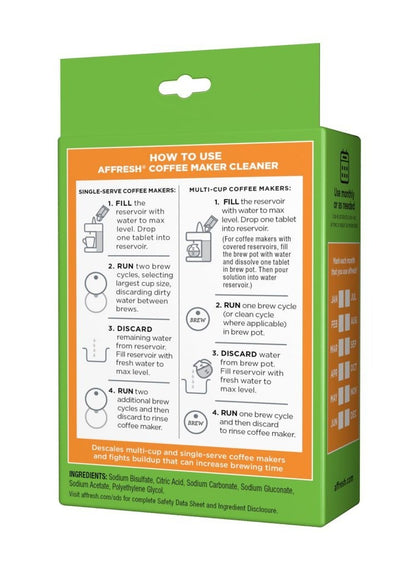 Affresh Coffee Maker Cleaner 3 Tablets