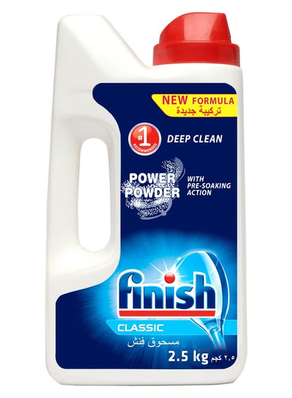 Finish Classic Power Dishwasher Detergent Powder 2.5 Kg