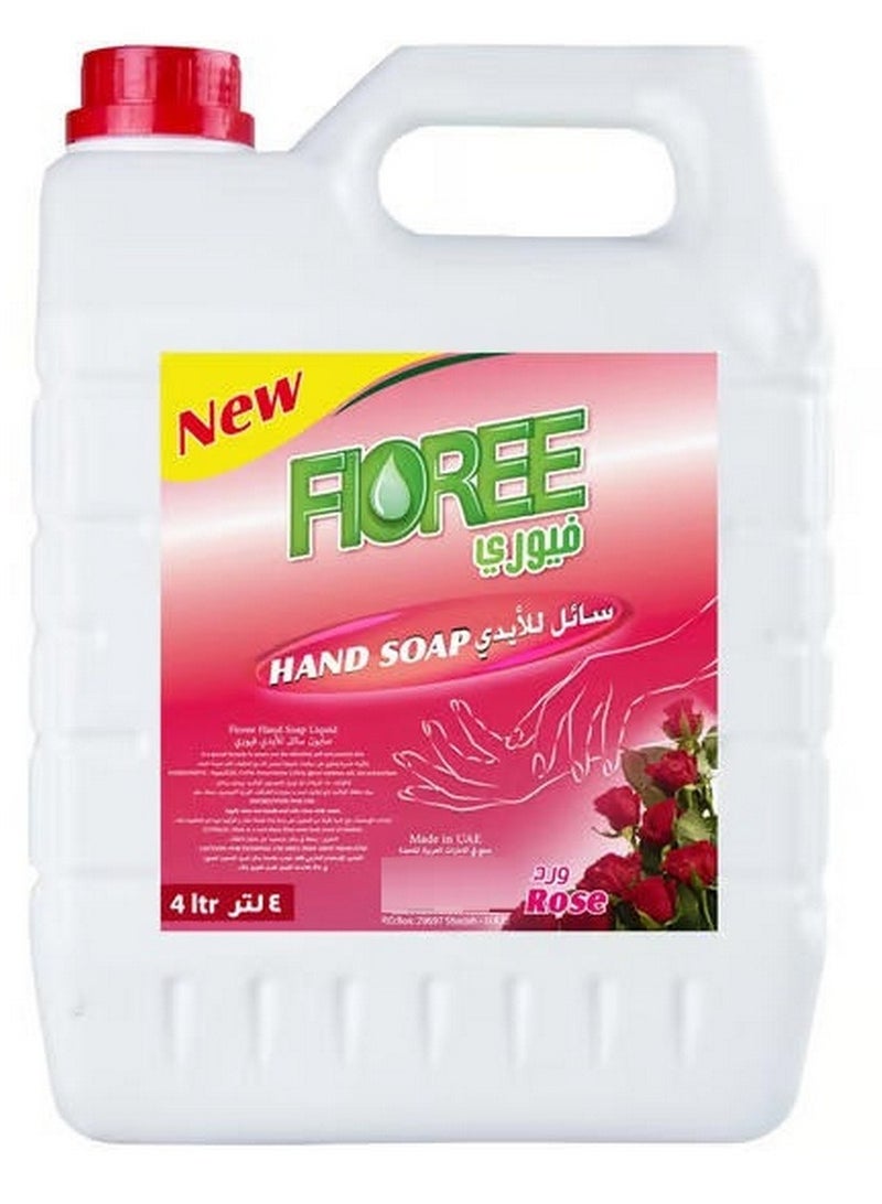 FIOREE Hand Soap Liquid Rose 4L - Gentle Cleansing