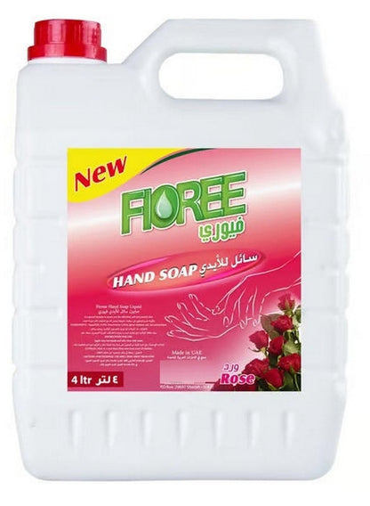 FIOREE Hand Soap Liquid Rose 4 L