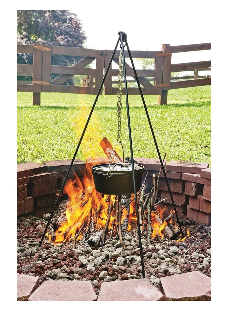 Lodge Cast Iron Deep Camp Dutch Oven 12 Inch