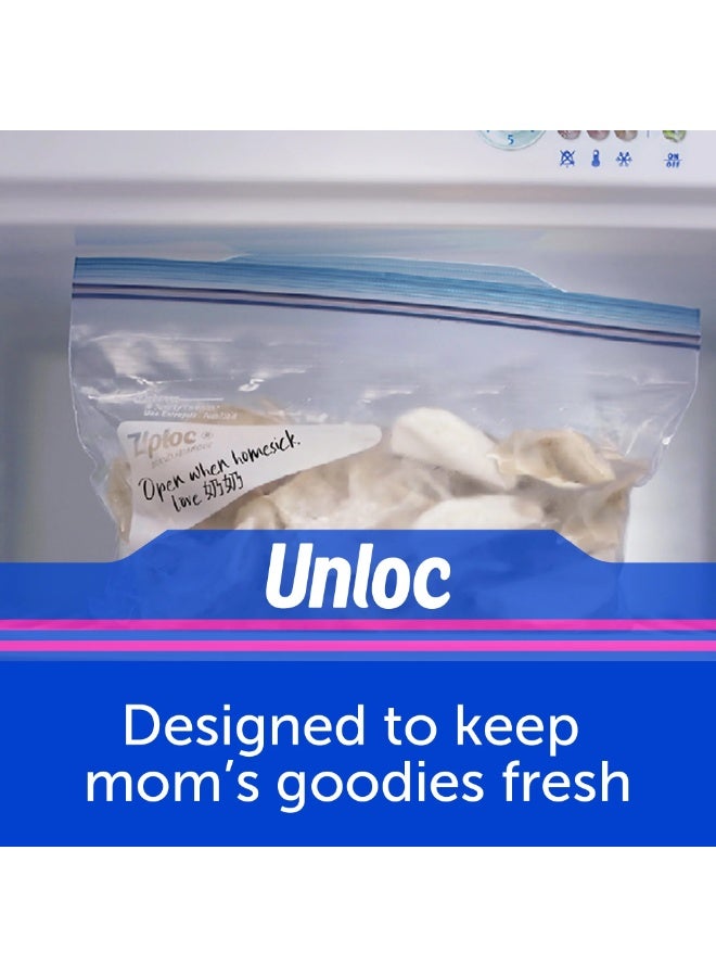 Ziploc Freezer Quart Bags with Grip 'N Seal Technology