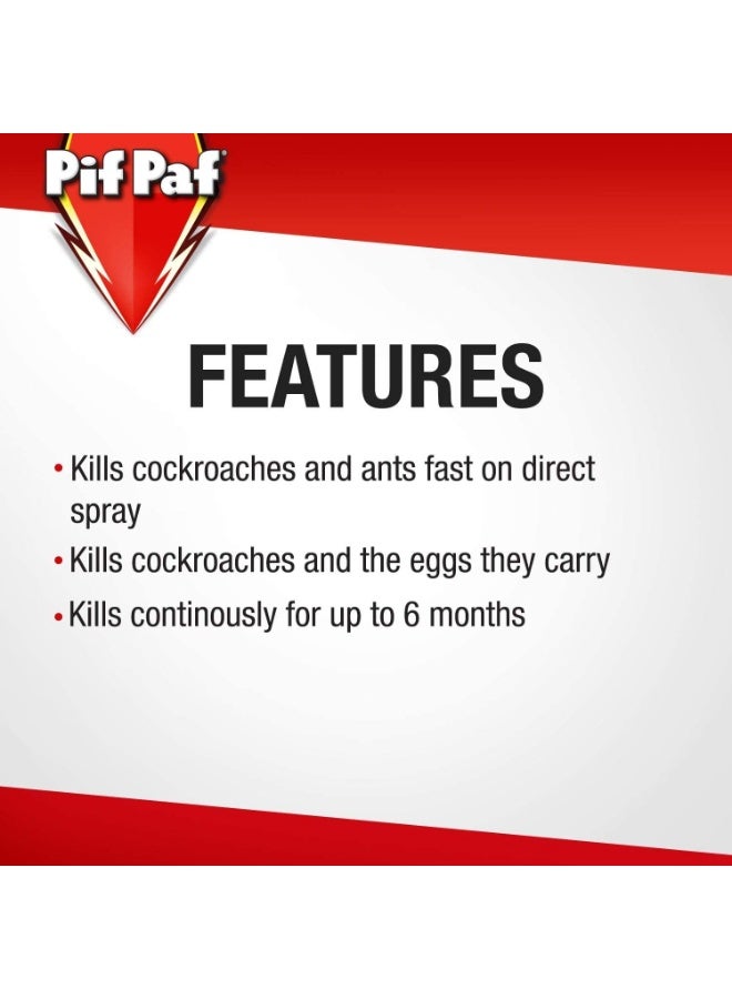 Pif Paf Cockroach & Ant Killer Spray 600 ML