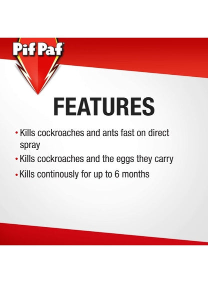 Pif Paf Cockroach & Ant Killer Spray 600 ML