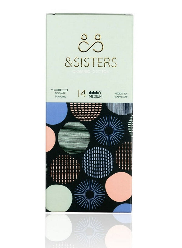 Organic Cotton Applicator Tampons Medium - &SISTERS