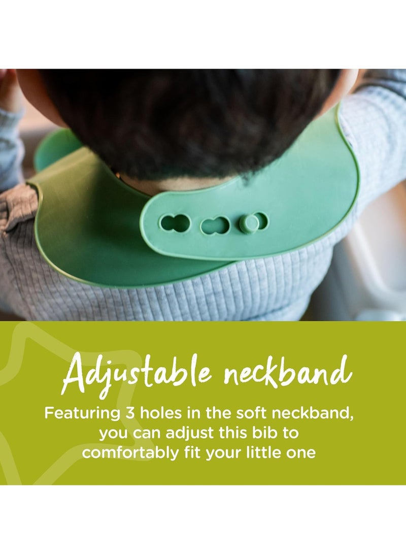 Tommee Tippee Roll N Go Baby Bib – Premium Feeding Bib