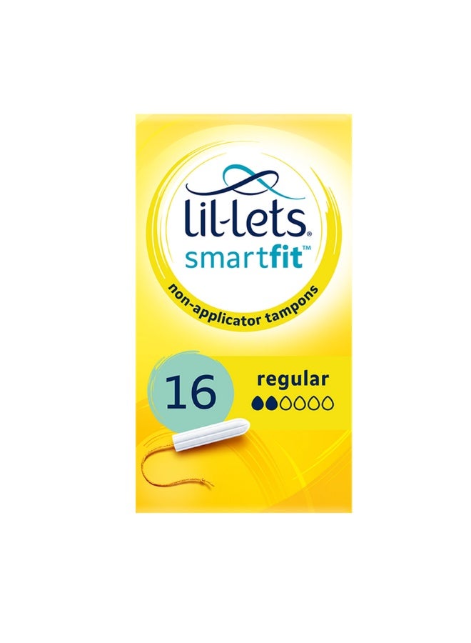Lil-Lets Smartfit Non-Applicator Tampons 16 Pack