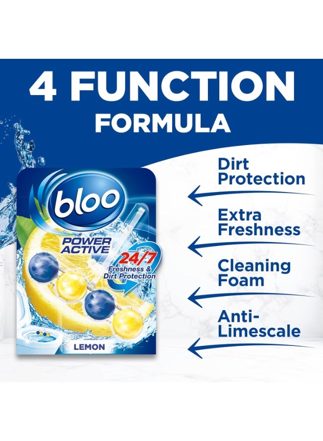 Bloo Power Active Toilet Rim Block Lemon 100g