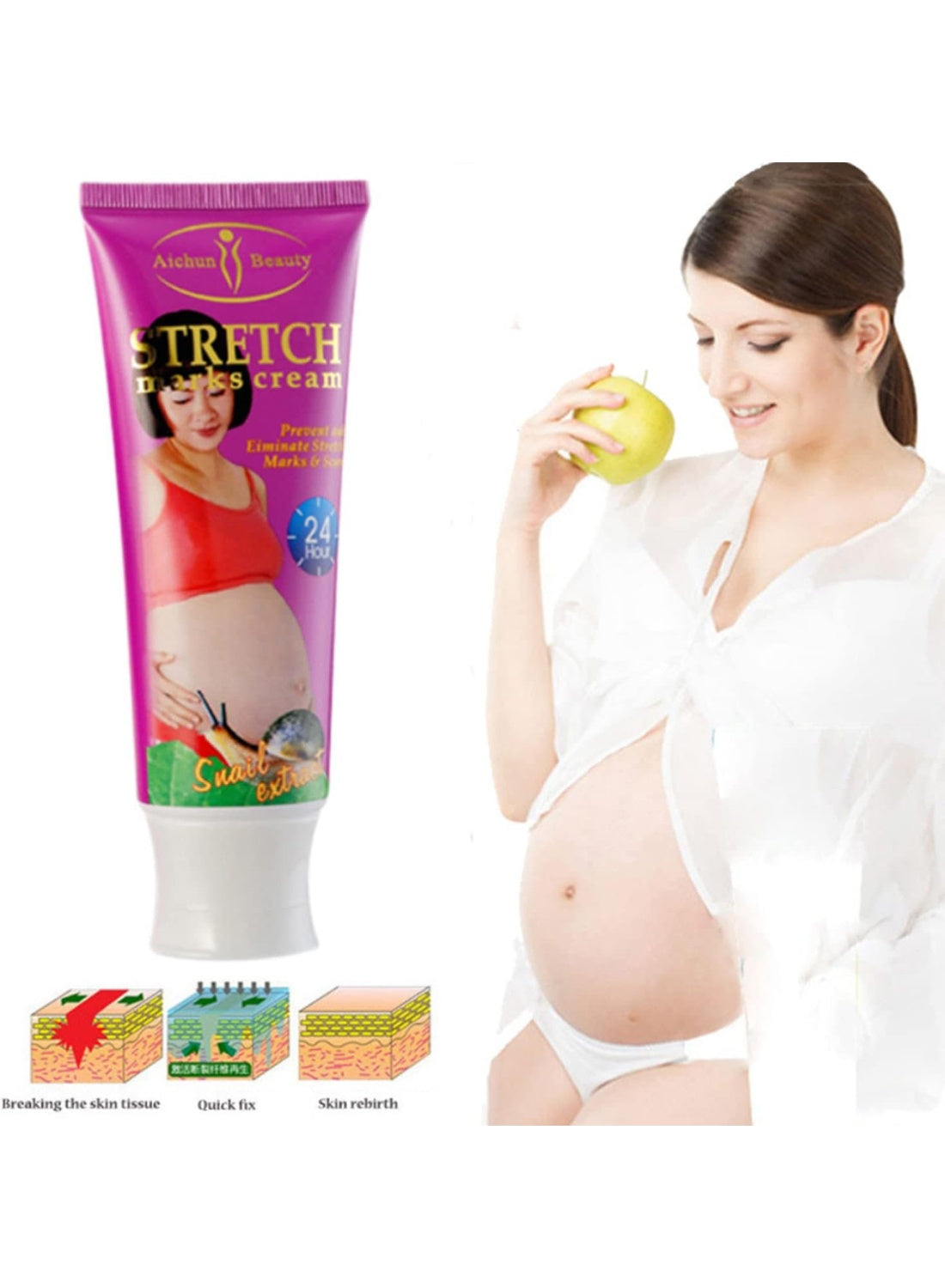 aichun beauty, cells 120g, cream snail, damaged skin, extract reduce, marks cream, marks cream snail, reduce skin, remove damaged, scars remove, skin cells, skin cells 120g, skin scars, snail extract, stretch marks