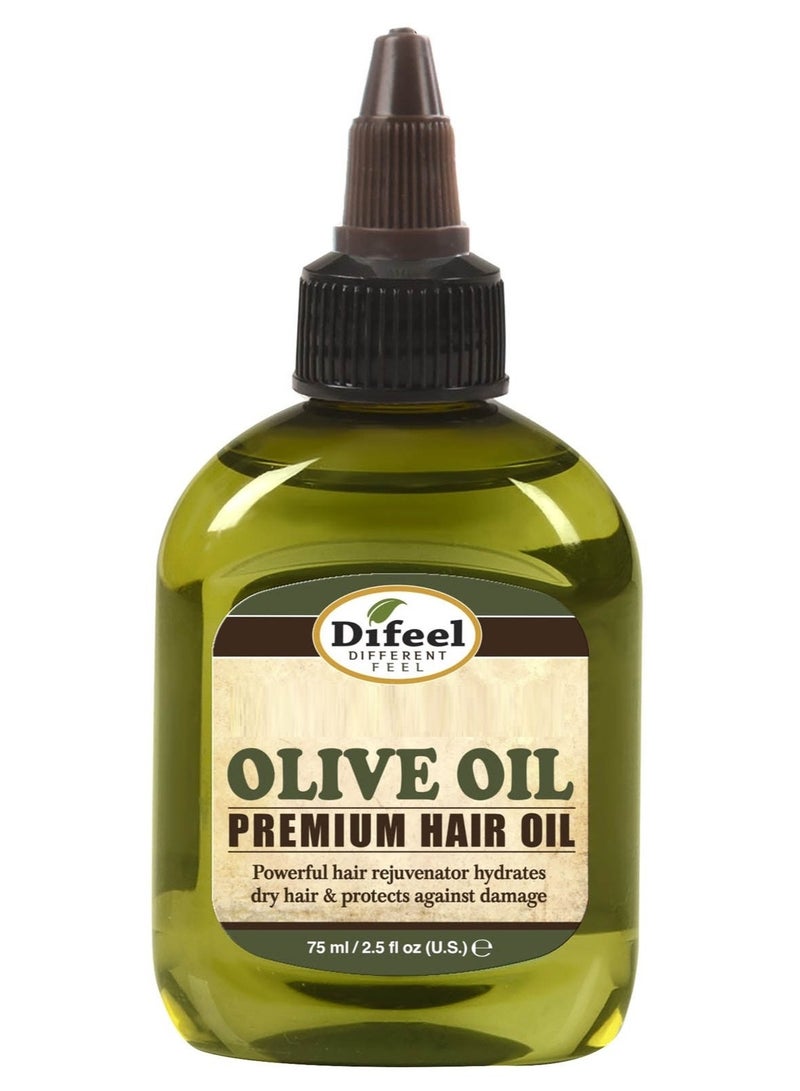 Difeel Premium Natural Hair Oil Olive Oil Green 75 ML