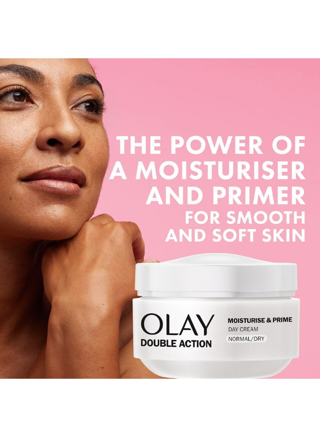 action moisturiser, action moisturiser primer, cream normal dry, cream normal dry skin, day cream, day cream normal dry, double action, double action moisturiser, moisturiser primer, moisturiser primer day, normal dry skin, olay, primer day, primer day cr