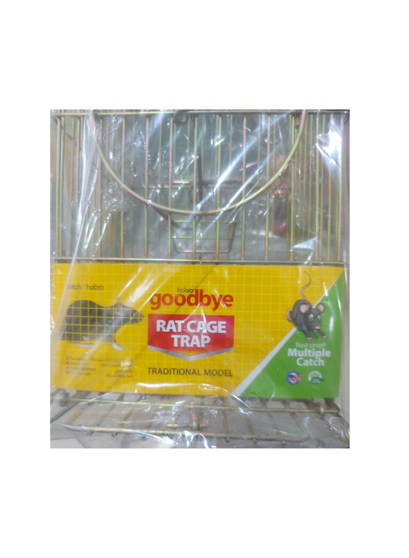 Habro Goodbye Rat Cage Trap - Traditional Model