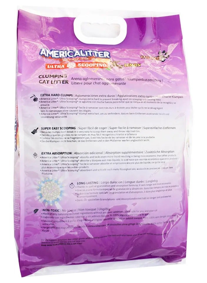 AMERICALITTER Cat Litter Ultra Scooping Lemon 10 L