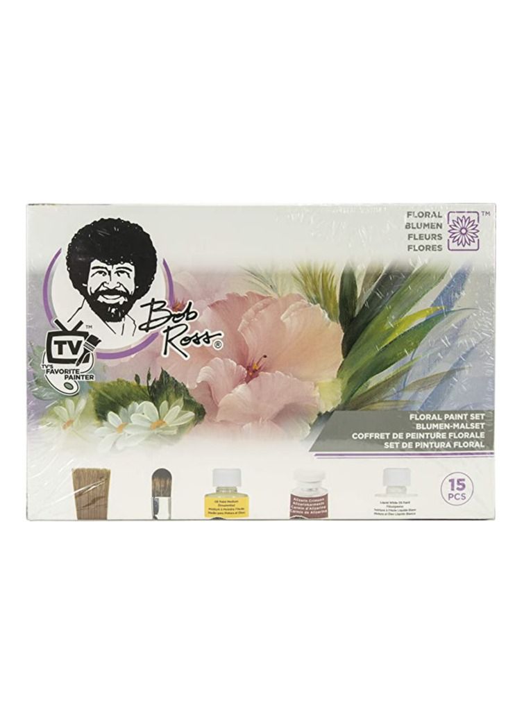BOB ROSS Floral Paint Set - Artistic Expression Unleashed