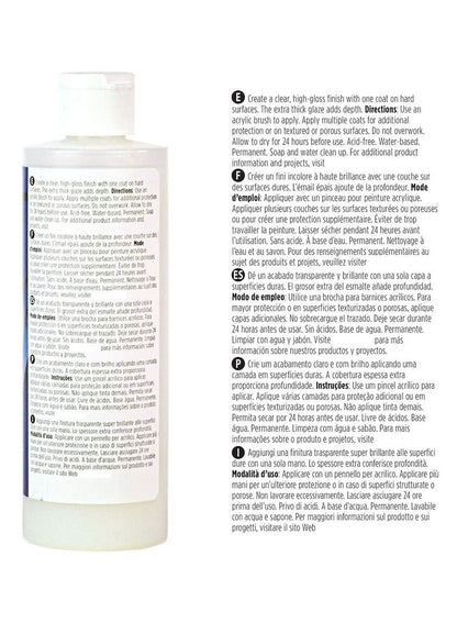 DecoArt Triple Thick Gloss Glaze 236ml